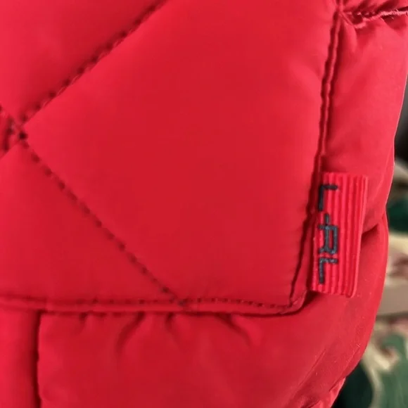 Ralph Lauren  NWT Vest   Quilted Red/ black lining                    Size SP - Picture 12 of 12